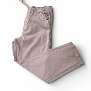 Sonoma Cropped Drawstring Pants in Light Mauve